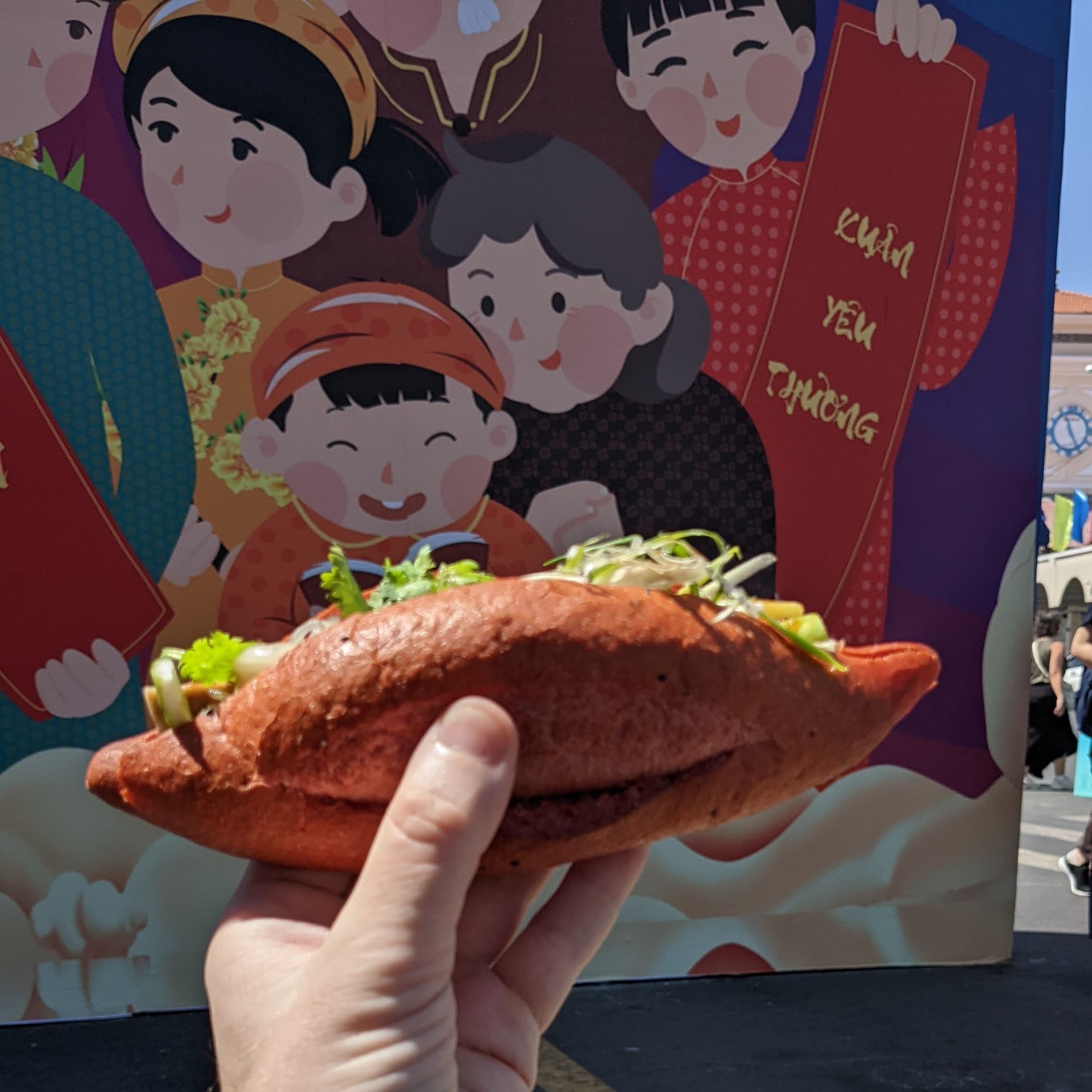 Vegan Vietnamese sandwich